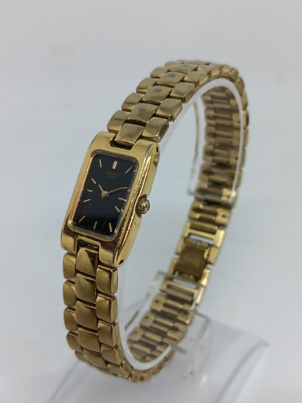 VINTAGE 1998 Seiko SYI266 Women's 15mm x 24mm Japanese Quartz Watch NEW BATTERY